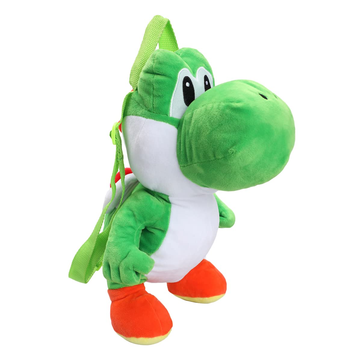 Amazon.com: Super Mario Bros Yoshi 17 Youth Plush Backpack